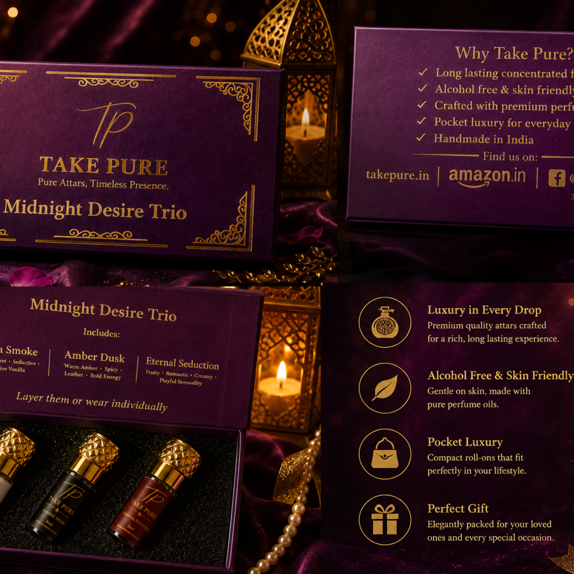 Take Pure Midnight Desire Trio