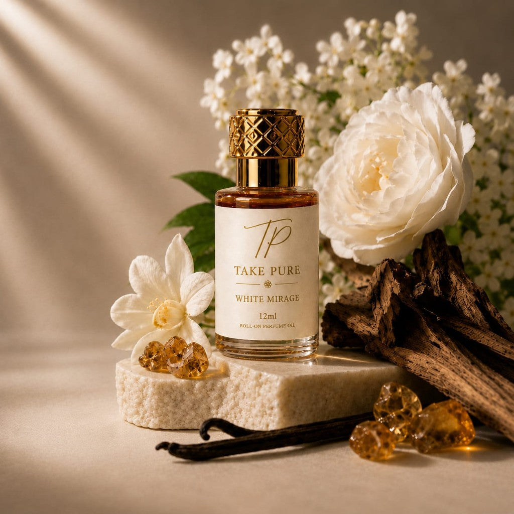 Take Pure White Mirage roll-on perfume oil