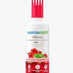 Mamaearth Hibiscus Damage Repair Hair Oil with Hibiscus & Curry Leaves for Strong Hair Hair Oil  (150 ml)