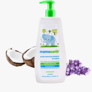 Mamaearth Gentle Cleansing Baby Shampoo : New borns, babies and kids  (400 ml)