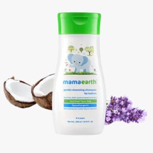 Mamaearth Gentle Cleansing Baby Shampoo : New borns, babies and kids  (200 ml)