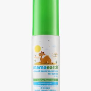 Mamaearth Sunscreen - SPF 20+ PA+++ Mineral Based Sunscreen for Babies  (100 ml)
