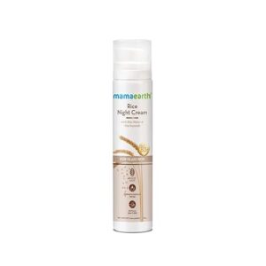 Mamaearth Rice Night Cream, for Clear Skin With Rice Water & Niacinamide for Glass Skin  (50 g)