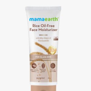 Mamaearth Rice Oil-Free Face Moisturizer, for Oily Skin, With Rice Water & Niacinamide  (80 g)