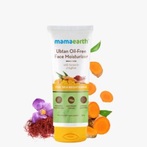 Mamaearth Ubtan Oil-Free Face Moisturizer with Turmeric & Saffron for Skin Brightening  (80 g)