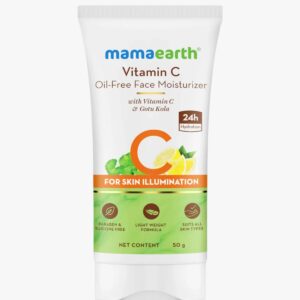 Mamaearth Vitamin C Oil-Free Face Moisturizer- Vitamin C & Gotu Kola for Skin Illumination  (50 g)