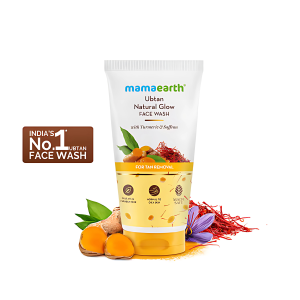 Ubtan Natural Glow Face Wash with Turmeric & Saffron for Tan Removal – 50 ml